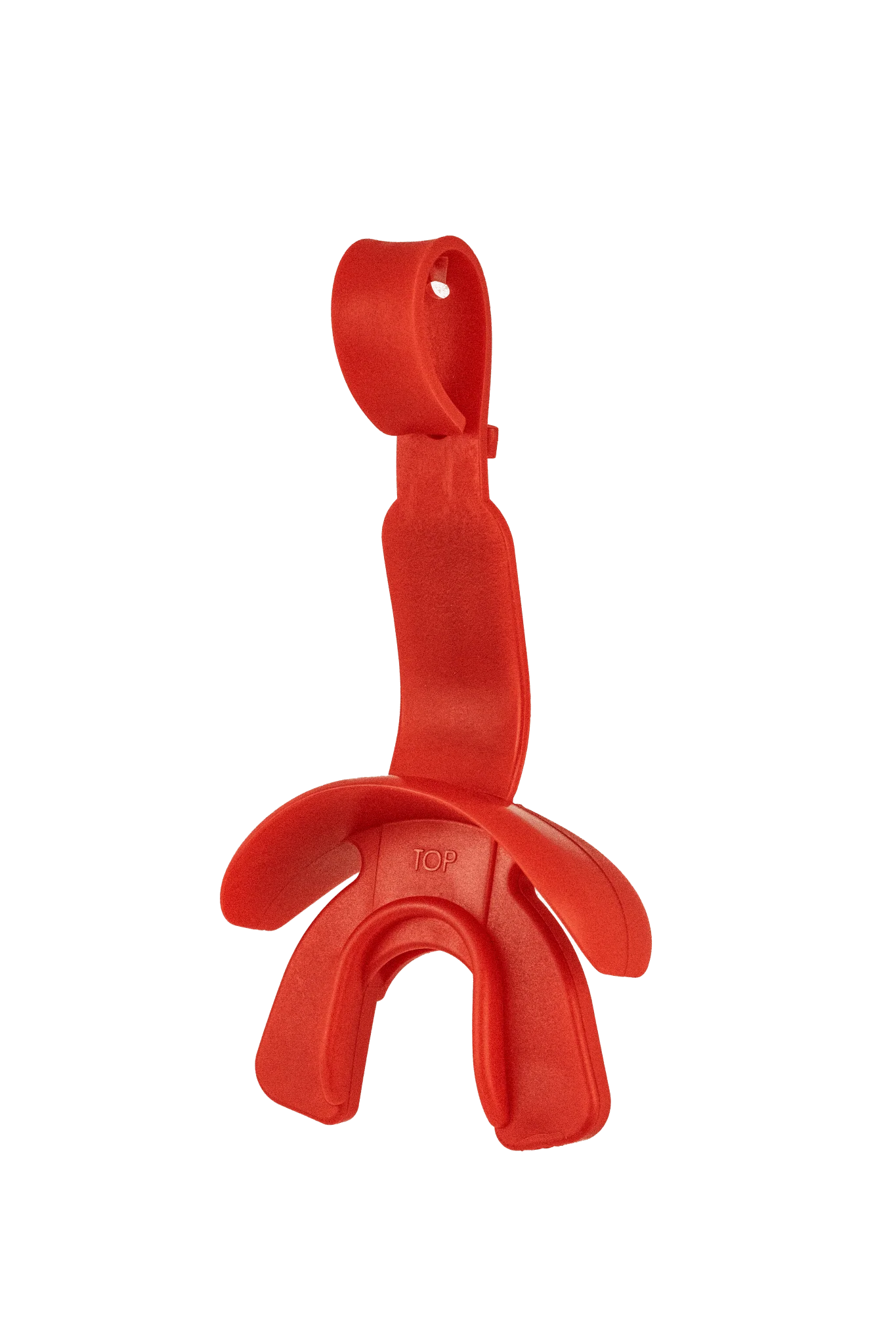 Red Lip Guard with Permanent Strap - Image 3